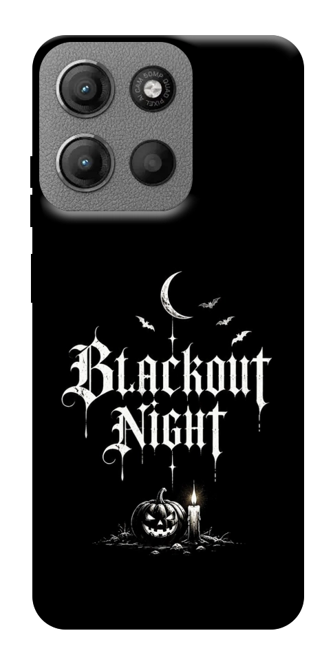 Чехол Blackout night для Motorola Moto G15 4G