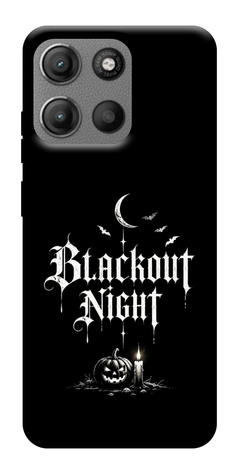 Чехол Blackout night для Motorola Moto G15 Power