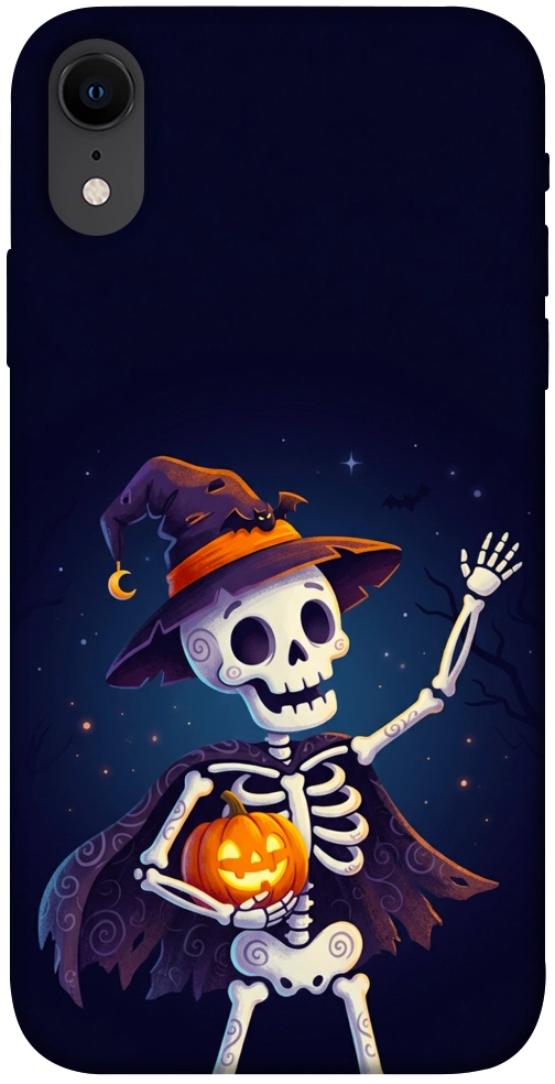 Чехол Cartoon skeleton для iPhone XR