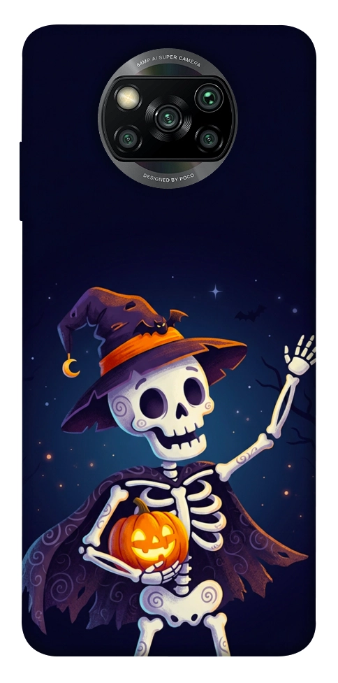 Чехол Cartoon skeleton для Xiaomi Poco X3 NFC
