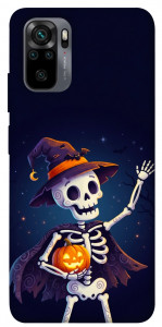 Чехол Cartoon skeleton для Xiaomi Redmi Note 10