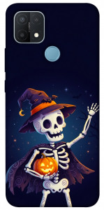 Чехол Cartoon skeleton для Oppo A15s