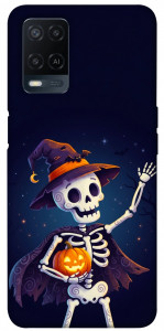Чехол Cartoon skeleton для Oppo A54 4G
