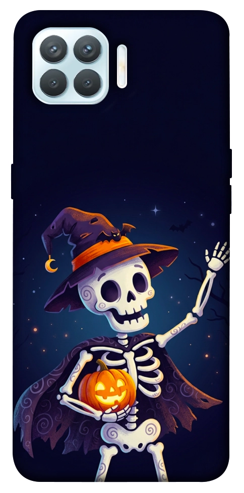 Чехол Cartoon skeleton для Oppo F17 Pro