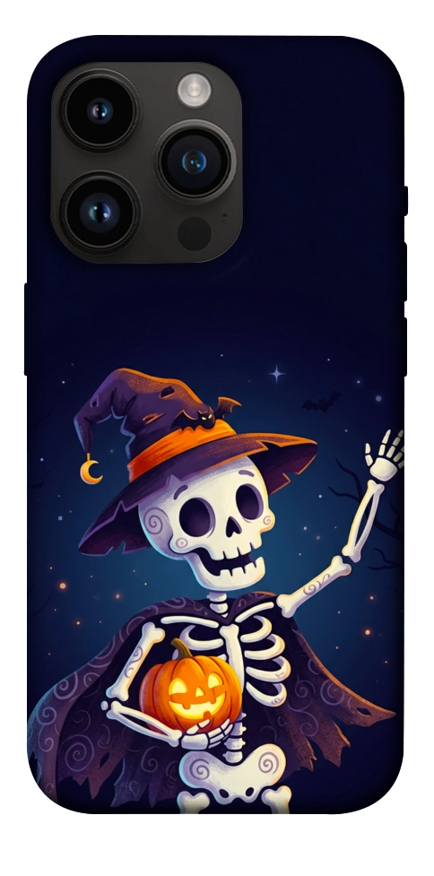 Чехол Cartoon skeleton для iPhone 14 Pro