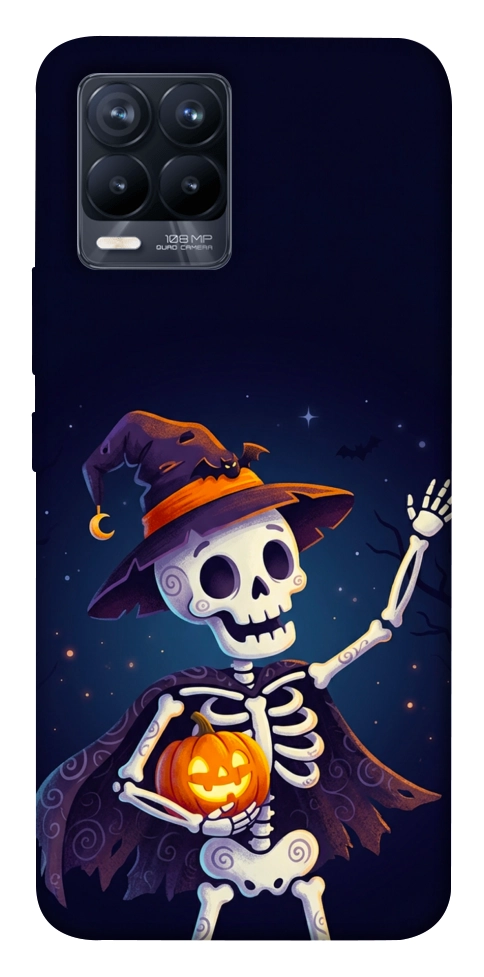 Чехол Cartoon skeleton для Realme 8