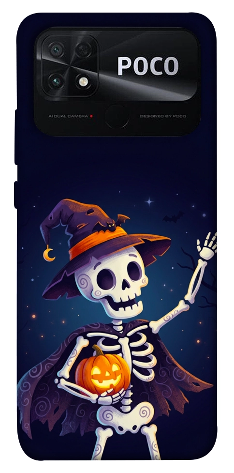 Чохол Cartoon skeleton для Xiaomi Poco C40