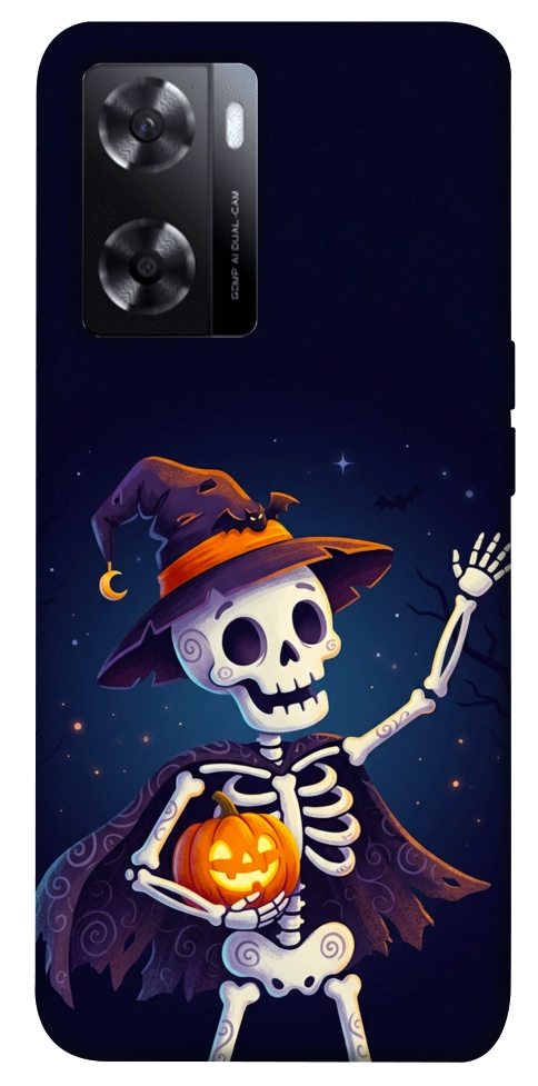 Чехол Cartoon skeleton для Oppo A57s