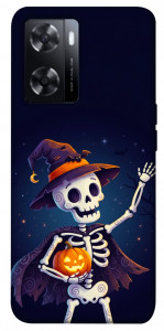Чехол Cartoon skeleton для Oppo A57s