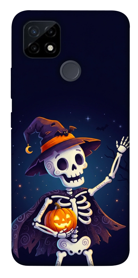 Чехол Cartoon skeleton для Realme C25Y
