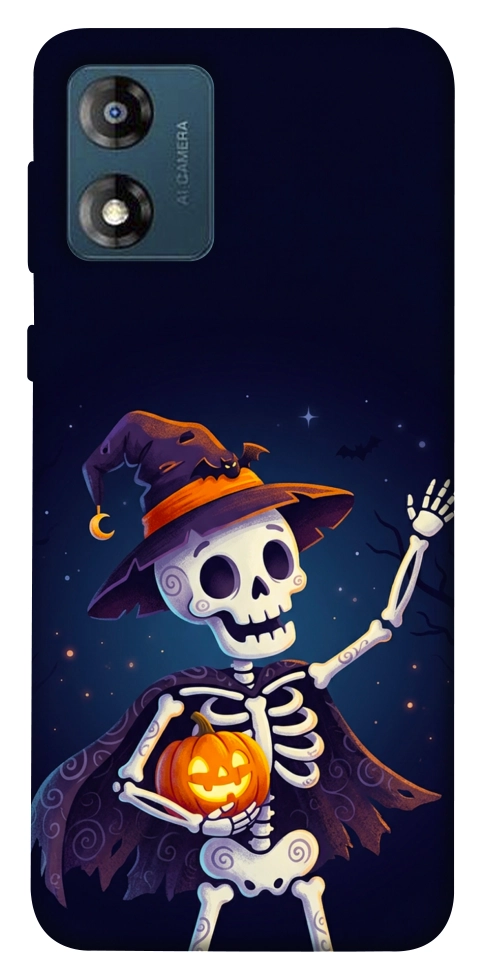 Чехол Cartoon skeleton для Motorola Moto E13