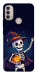 Чохол Cartoon skeleton для Motorola Moto E40