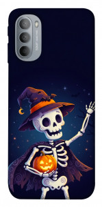 Чехол Cartoon skeleton для Motorola Moto G31