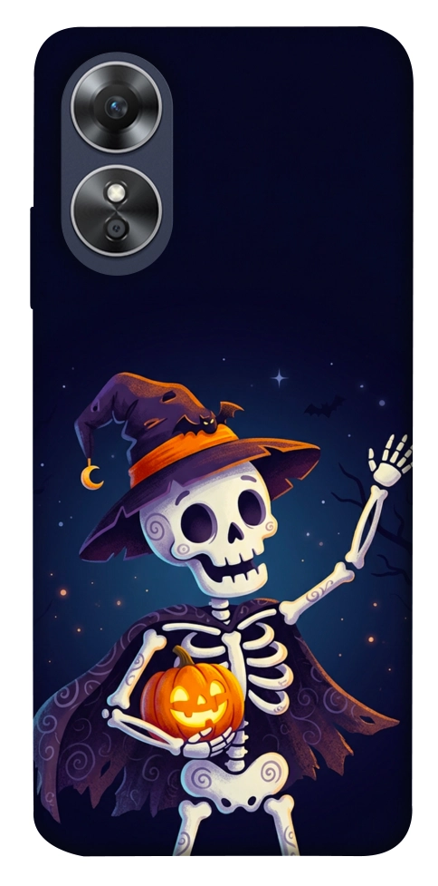 Чехол Cartoon skeleton для Oppo A17