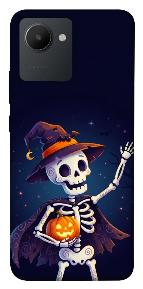 Чехол Cartoon skeleton для Realme C30s