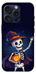 Чехол Cartoon skeleton для iPhone 15 Pro