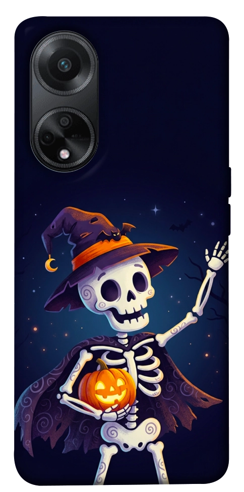 Чехол Cartoon skeleton для Oppo A58 4G