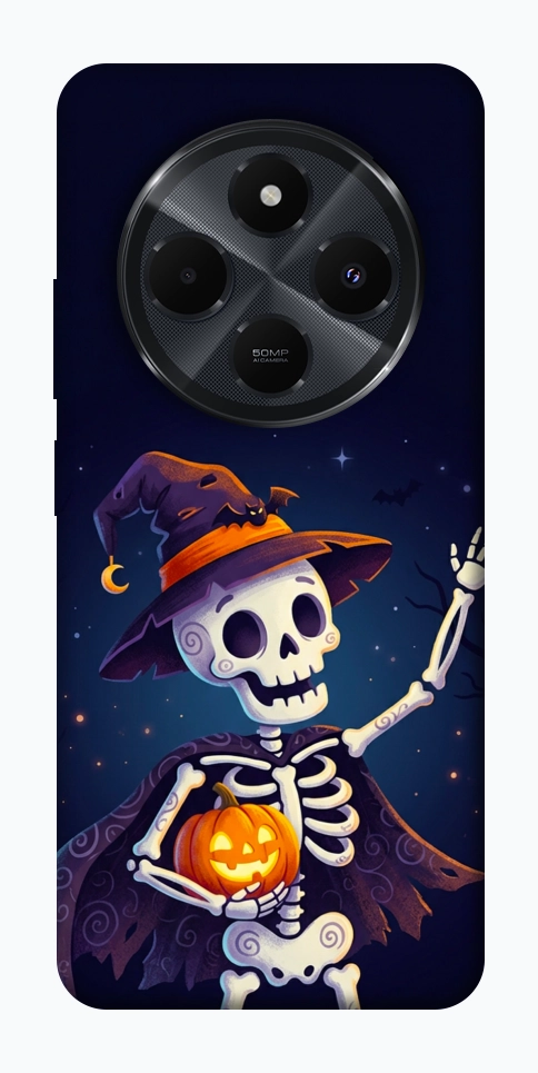 Чехол Cartoon skeleton для Xiaomi Redmi 14C