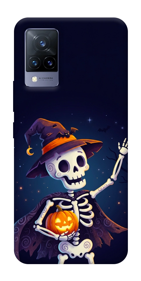 Чехол Cartoon skeleton для Vivo V21