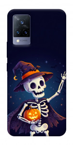 Чехол Cartoon skeleton для Vivo V21
