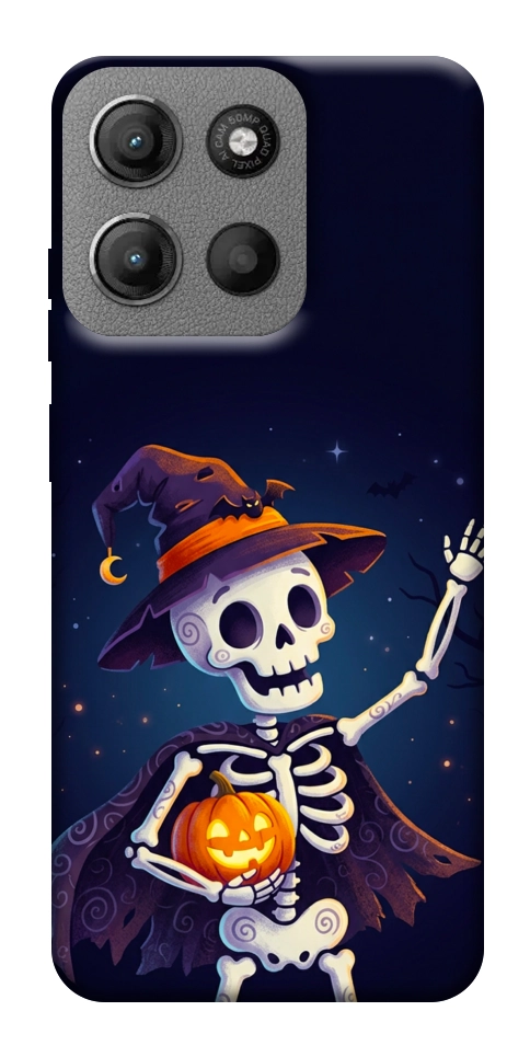 Чехол Cartoon skeleton для Motorola Moto G15 4G