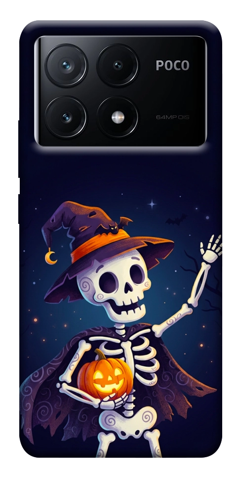 Чехол Cartoon skeleton для Xiaomi Poco X6 Pro
