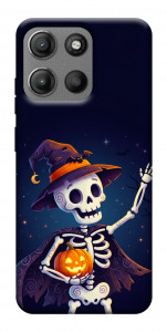 Чехол Cartoon skeleton для Motorola Moto G15 Power