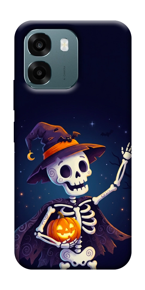 Чехол Cartoon skeleton для Oppo A6