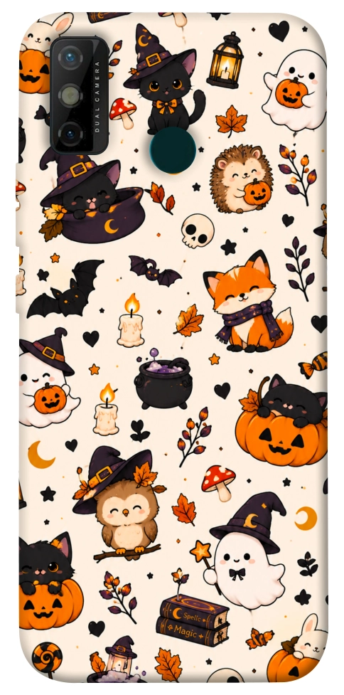 Чохол Cute halloween для TECNO Spark 6 Go