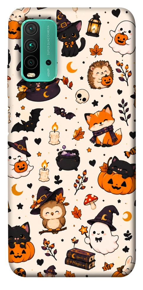 Чохол Cute halloween для Xiaomi Redmi Note 9 4G