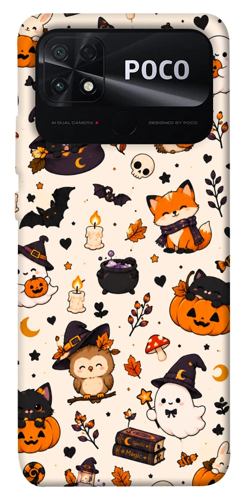 Чохол Cute halloween для Xiaomi Poco C40