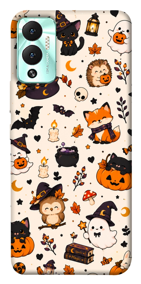 Чехол Cute halloween для Infinix Hot 12 Play