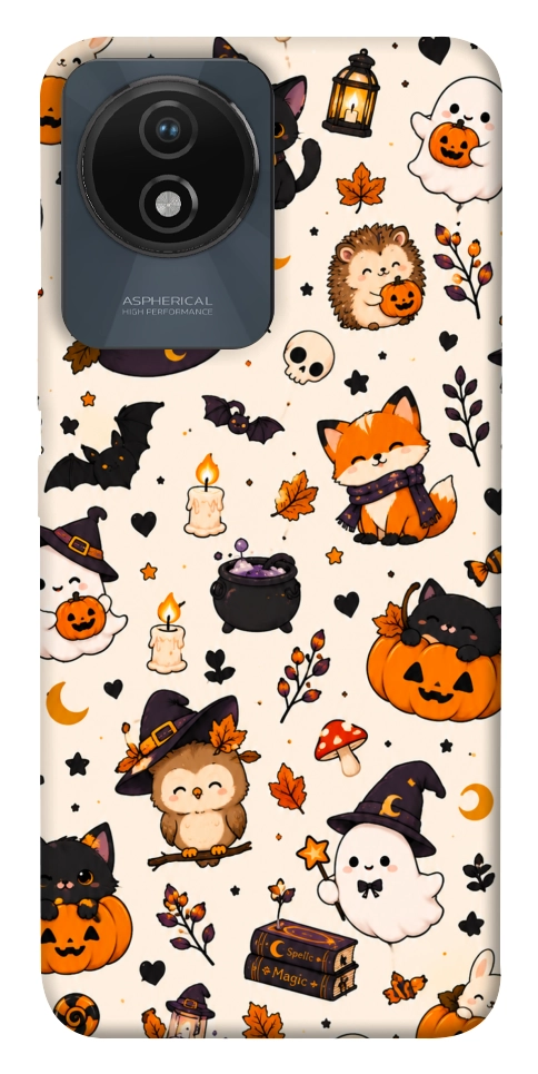 Чехол Cute halloween для Vivo Y02