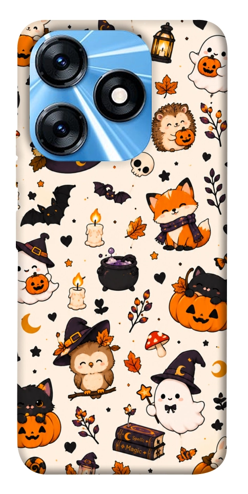 Чехол Cute halloween для TECNO Spark 10