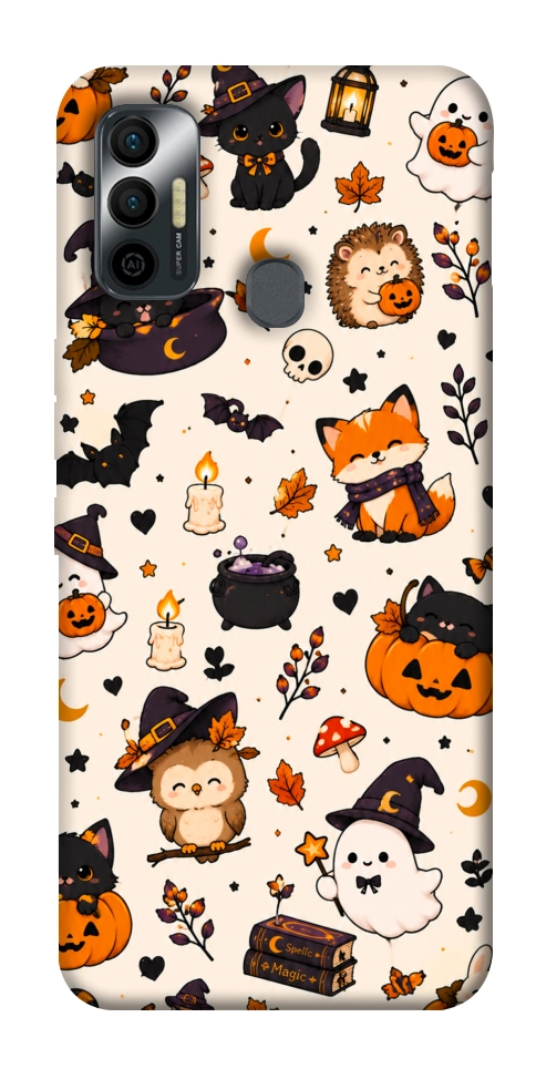 Чехол Cute halloween для TECNO Spark 7