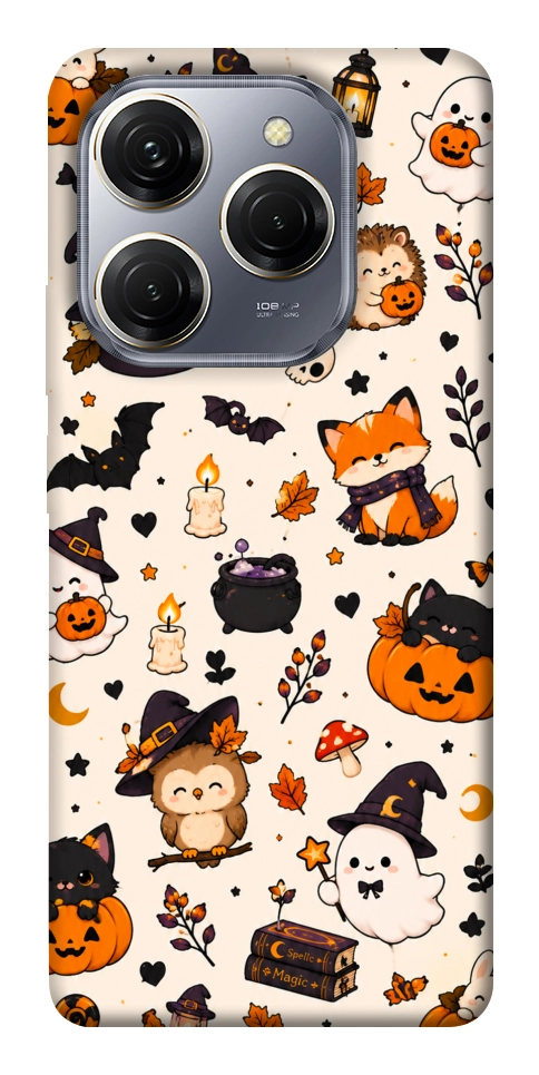 Чехол Cute halloween для TECNO Spark 20 Pro