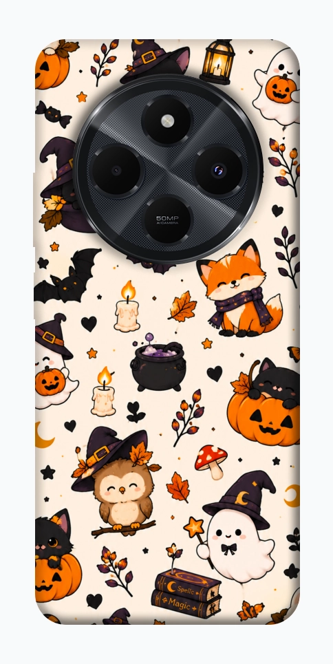 Чохол Cute halloween для Xiaomi Redmi 14C