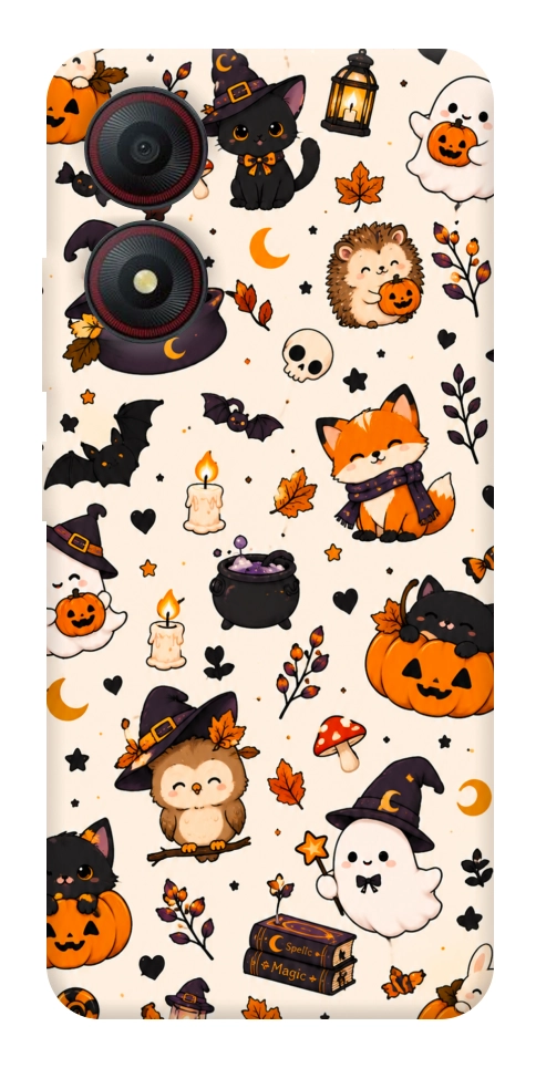 Чехол Cute halloween для ZTE Blade A34 4G
