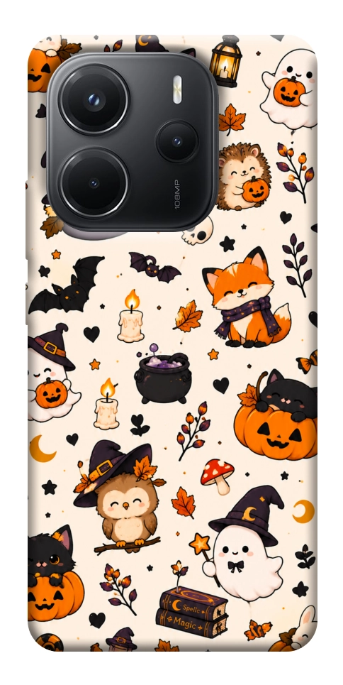 Чехол Cute halloween для Xiaomi Redmi Note 14 4G (Int. version)