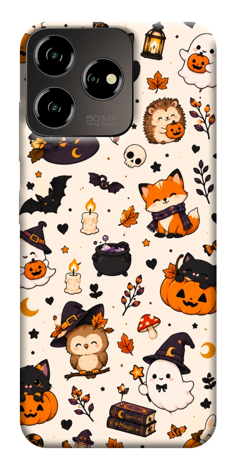 Чехол Cute halloween для ZTE Blade V50 Design 4G