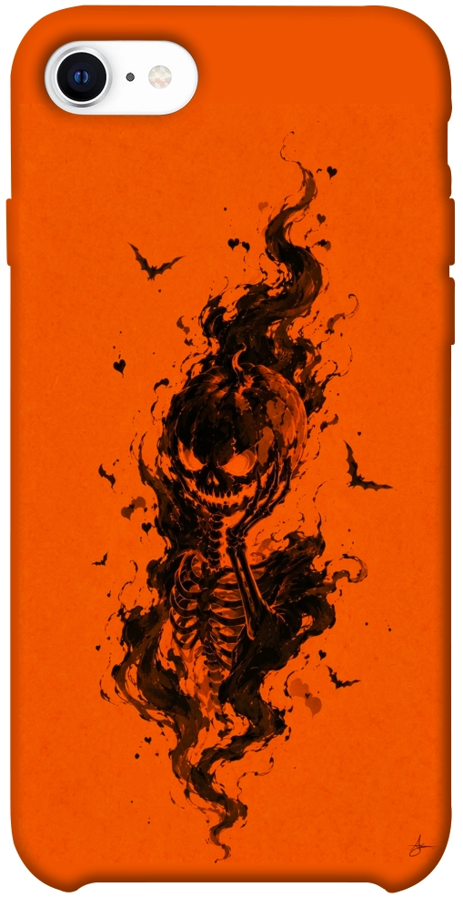Чехол Orange fog pumpkin для iPhone SE (2020)