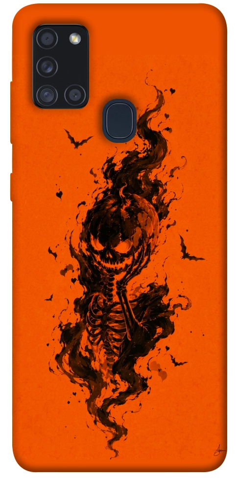 Чехол Orange fog pumpkin для Galaxy A21s (2020)