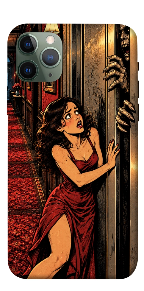 Чохол Scared woman для iPhone 11 Pro