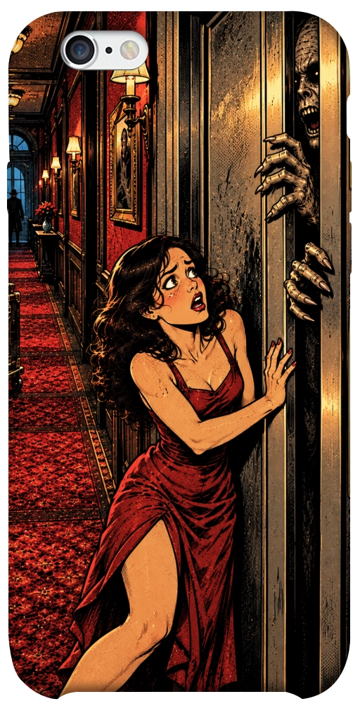 Чехол Scared woman для iPhone 6