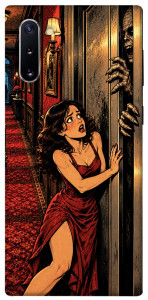 Чохол Scared woman для Galaxy Note 10 (2019)