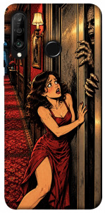 Чехол Scared woman для Huawei P30 Lite