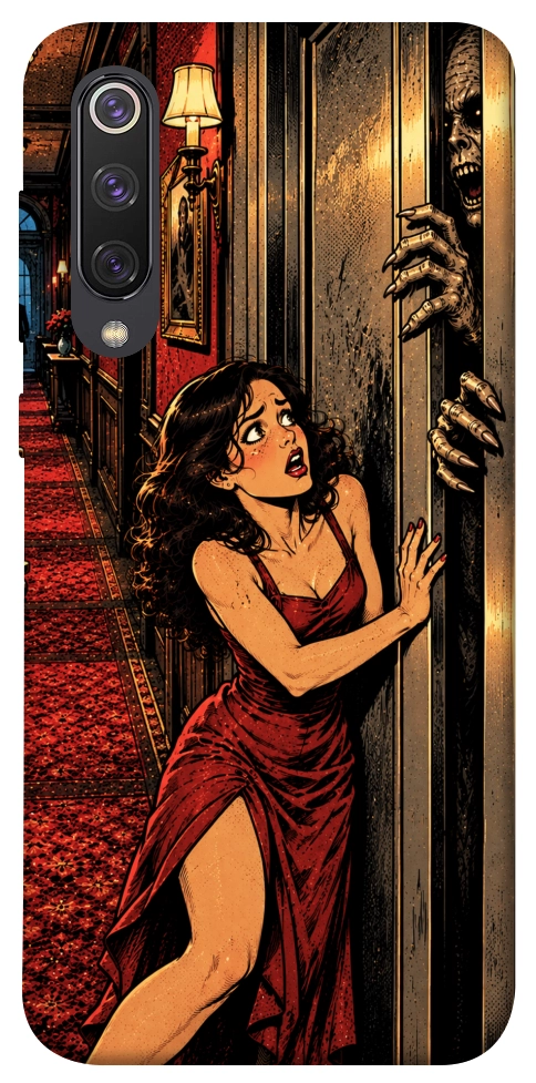 Чехол Scared woman для Xiaomi Mi 9 SE