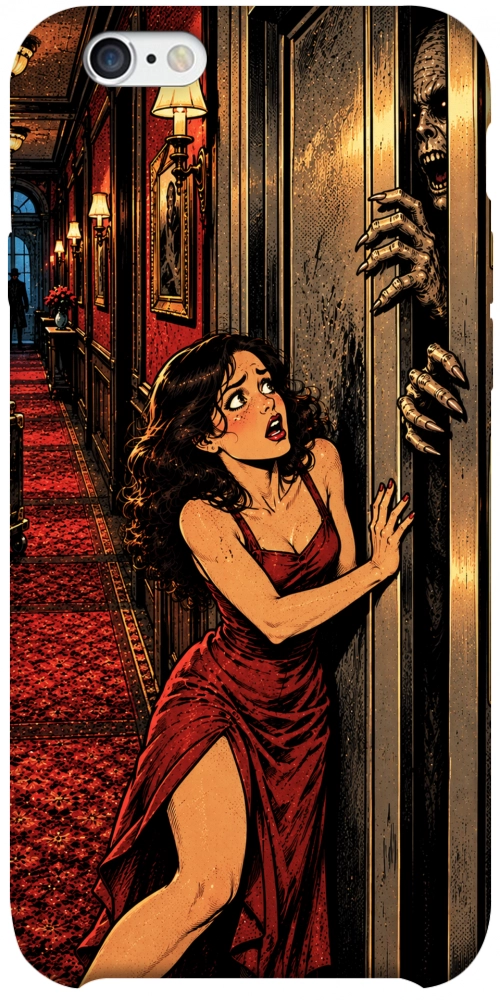 Чехол Scared woman для iPhone 6S Plus