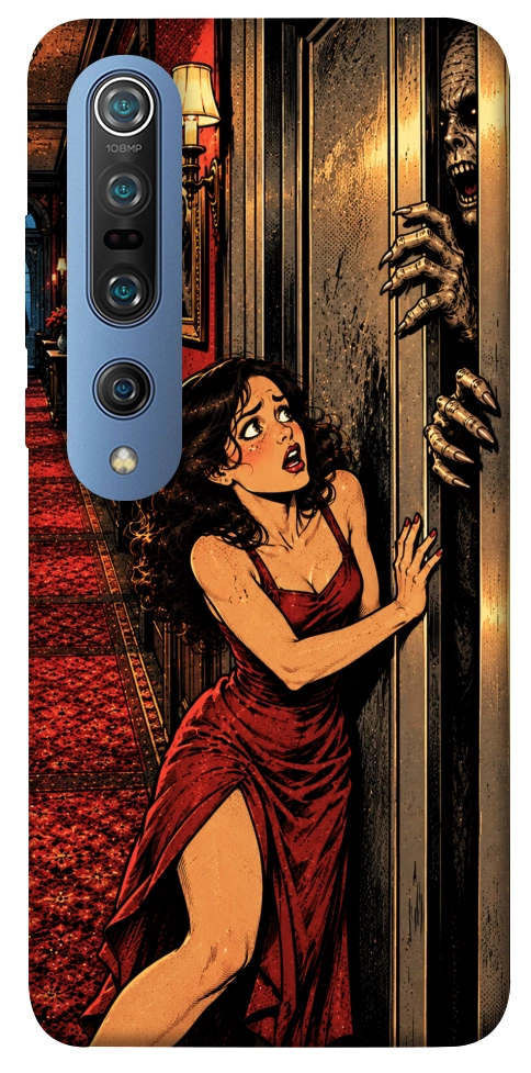 Чохол Scared woman для Xiaomi Mi 10