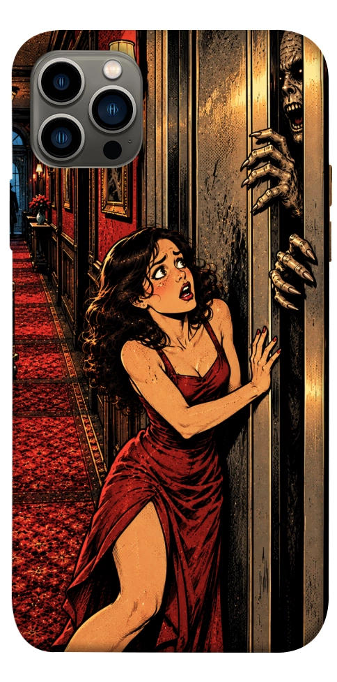 Чохол Scared woman для iPhone 12 Pro
